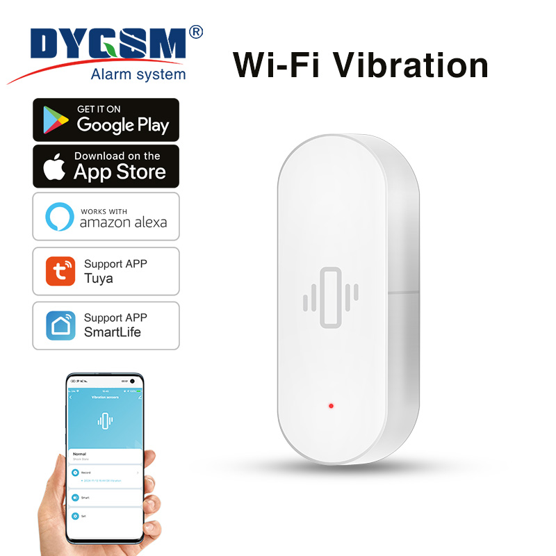 Smart Home Yale - Sensor de vibración WiFi Tuya, detección