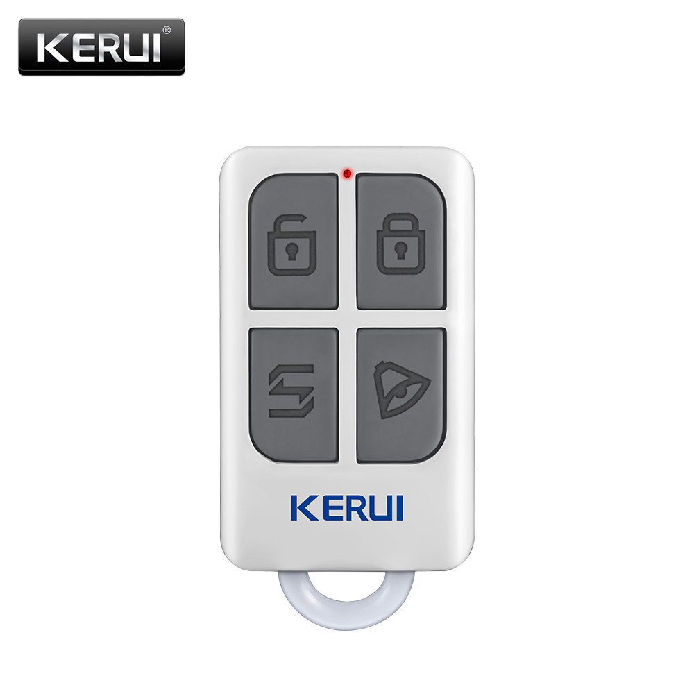 Smart Home Security System - KERUI-llavero inalámbrico de 4 botones con