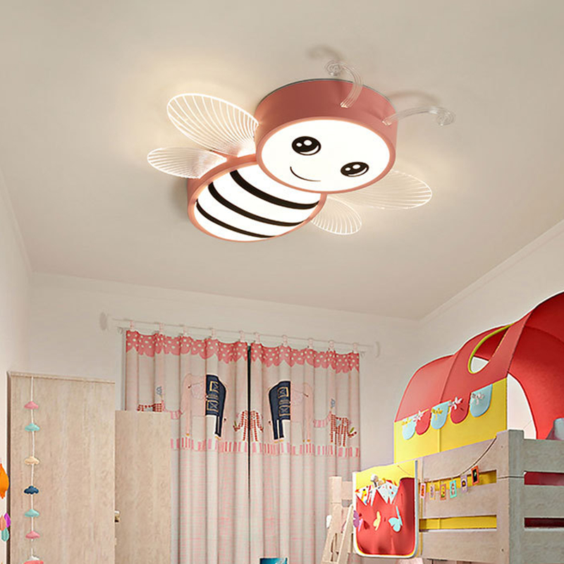 Smart Home Yellow - Luces de techo acrílicas nórdicas, decoración