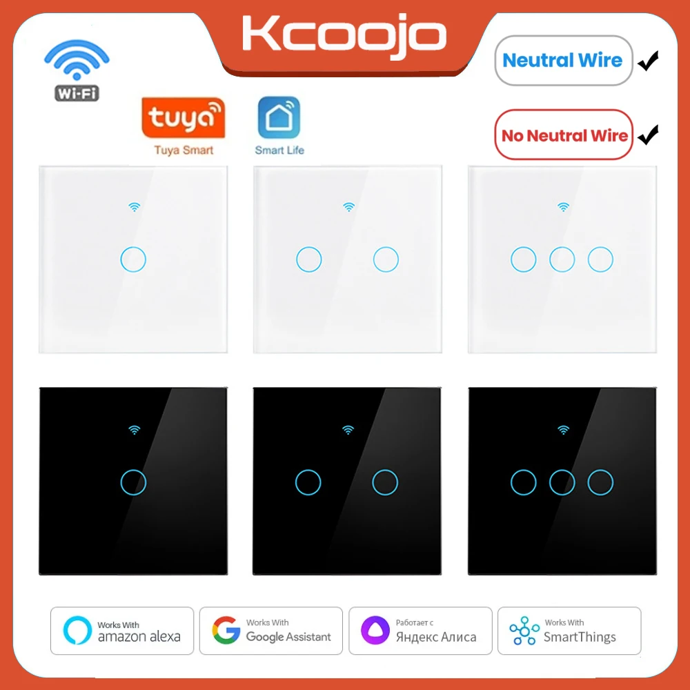 Smart Home Life - Tuya Wifi UE interruptores inteligentes 1/2/3/4