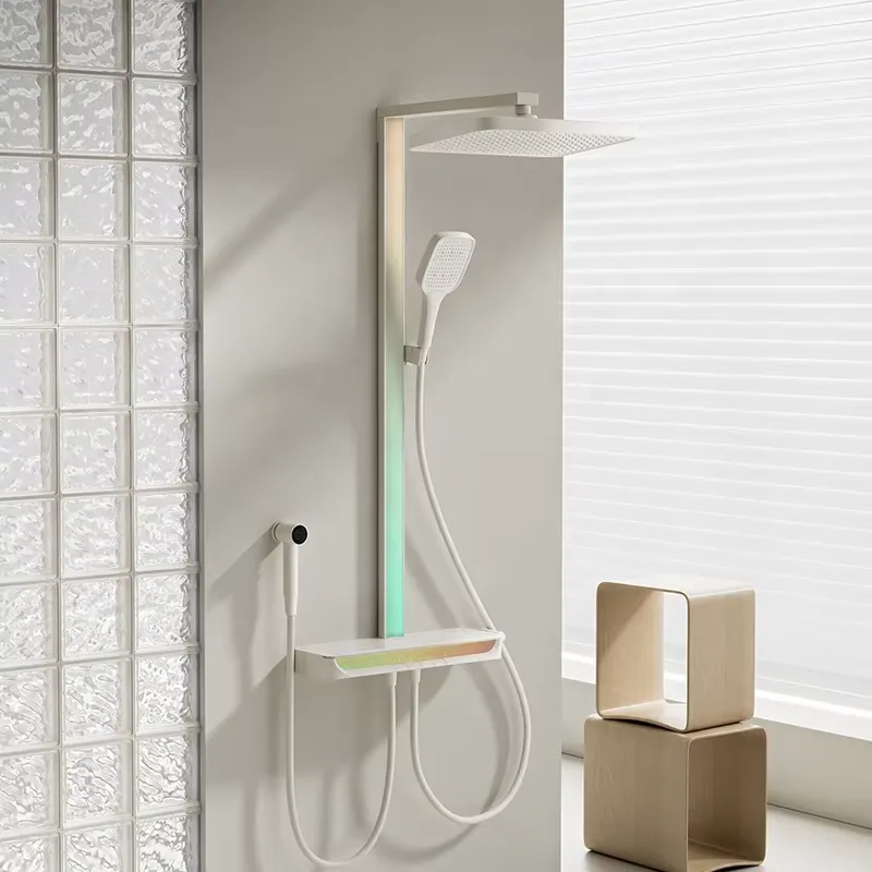 Smart Home - Juego de ducha digital de latón