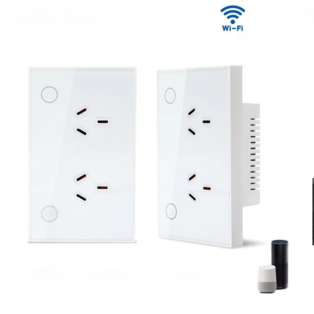 Smart Home Alexa - Enchufe de Pared Inteligente Zigbee Wi-Fi