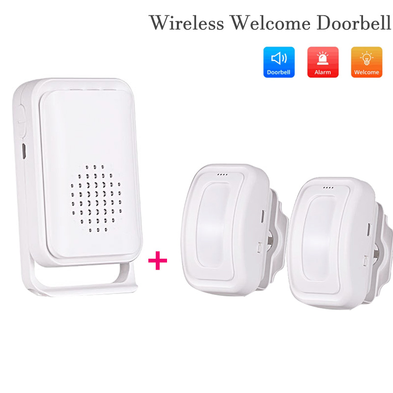 Smart Home Security System - Timbre de bienvenida inalámbrico para el