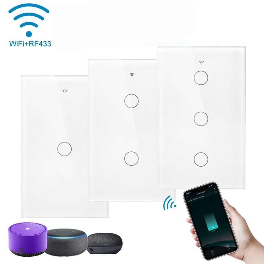 Homesmart Online - Interruptor de Pared Inteligente Táctil WiFi
