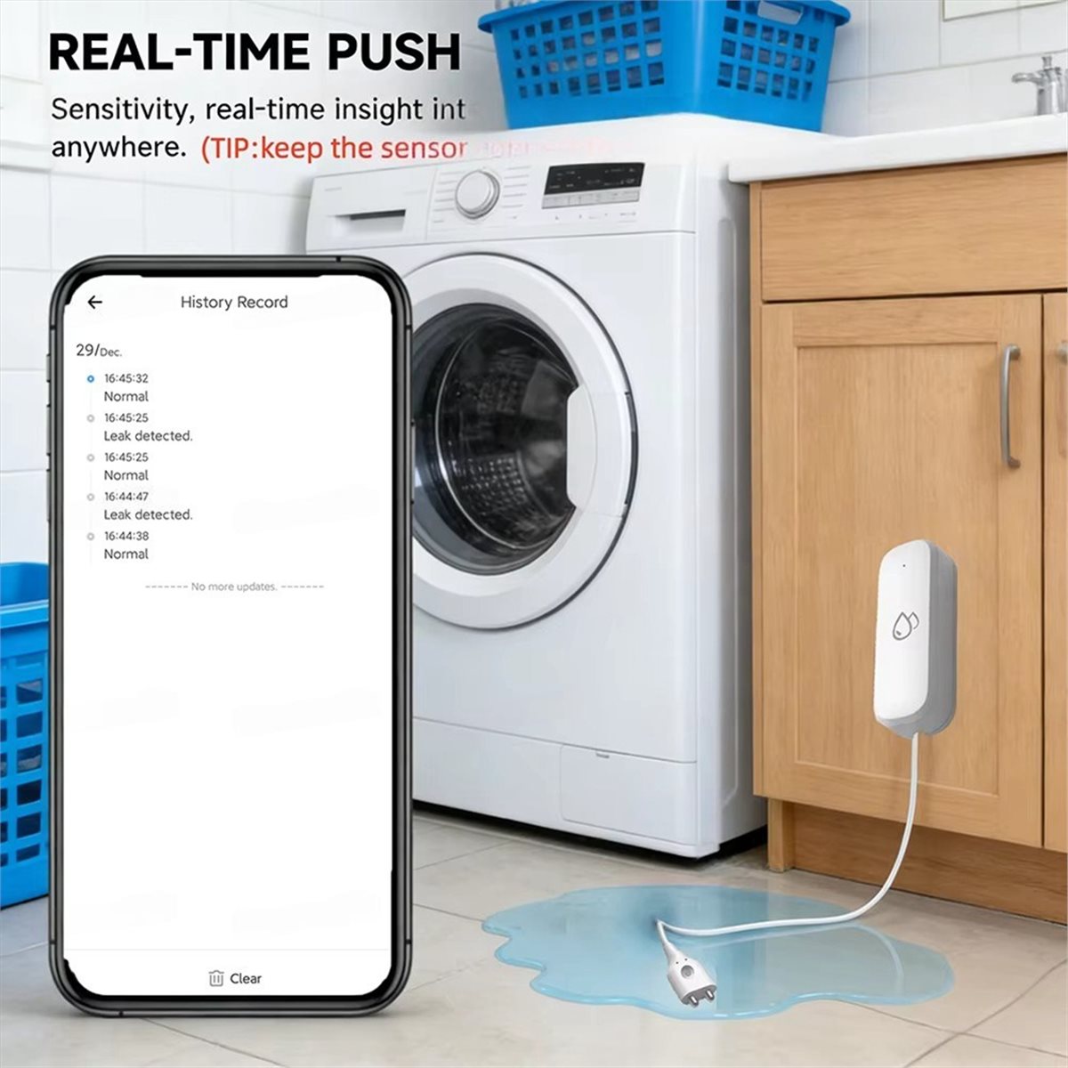 Smart Home Life - Sensor de Fugas de Agua ZigBee