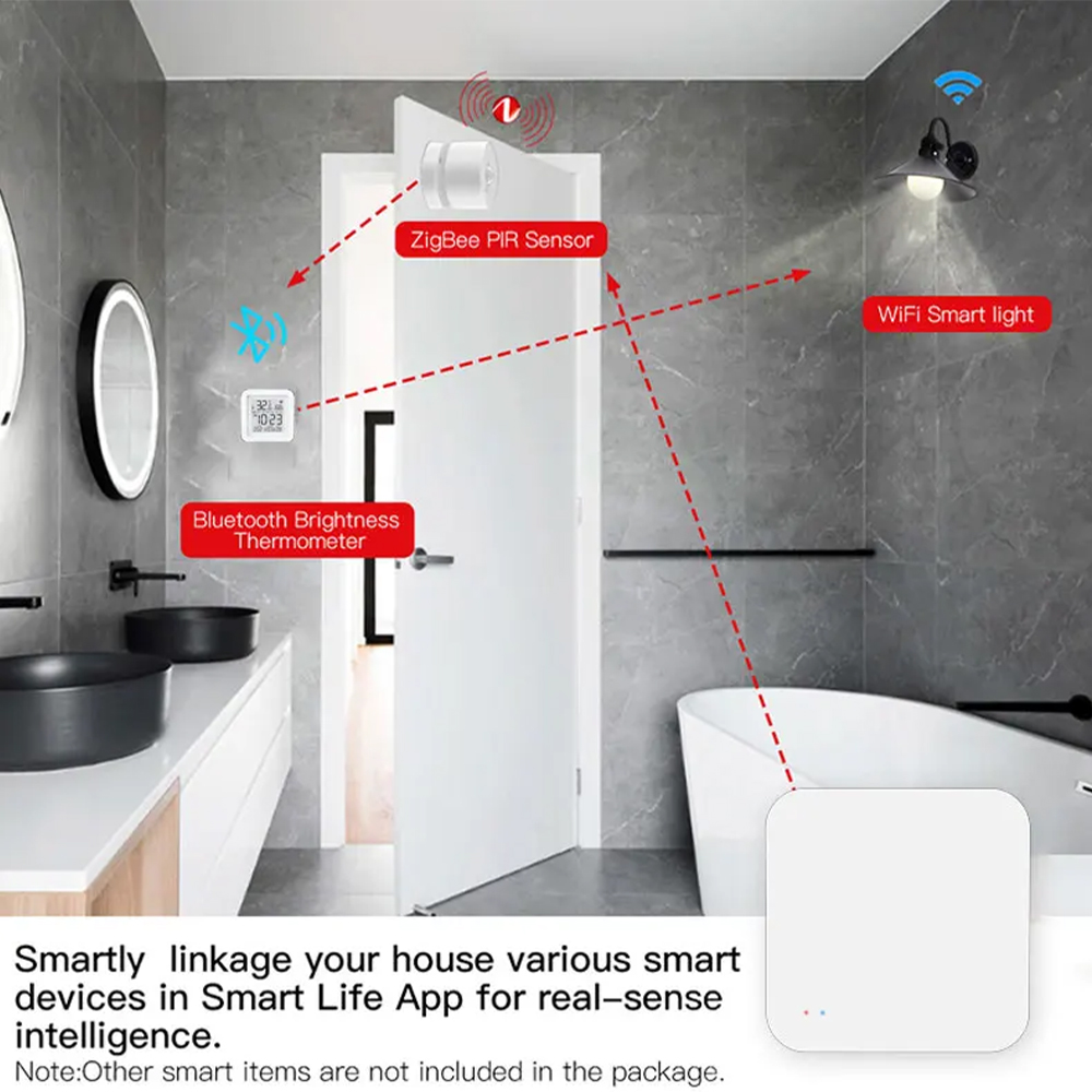 Tuya Zigbee-Hub de enlace mult - Smart Home Hub Ikea reseña y precio