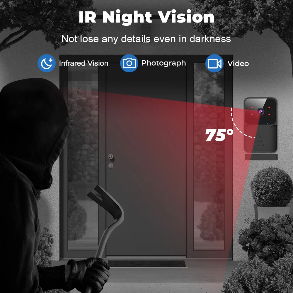 Videoportero WiFi 2026 1080P T - Smart Home Outdoor Camera reseña y precio
