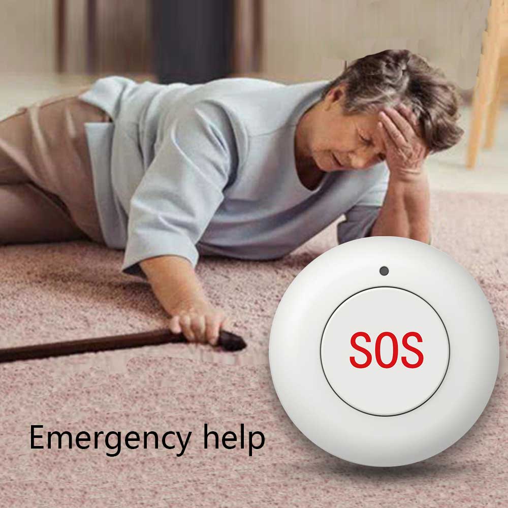 Botón SOS inalámbrico para pue - Smart Home Security System reseña y precio