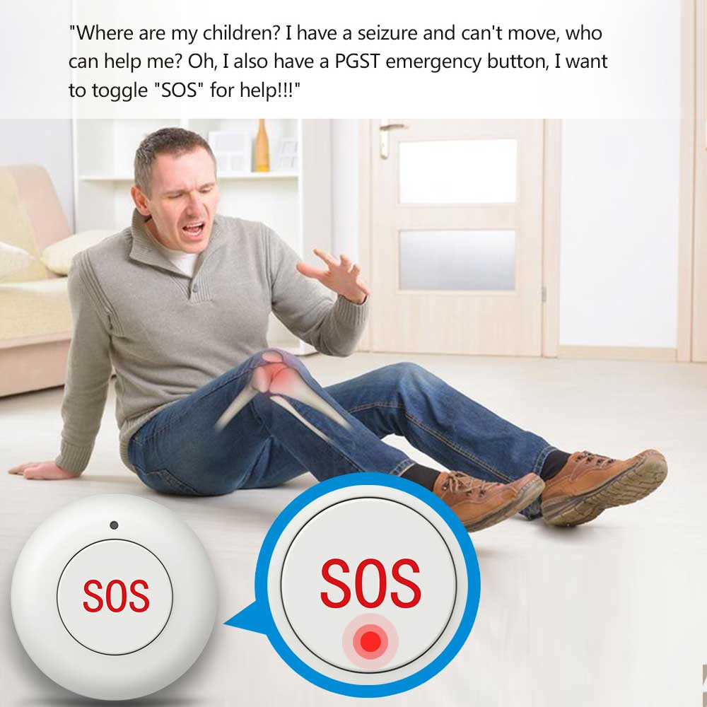 Botón SOS inalámbrico para pue - Smart Home Security System reseña y precio