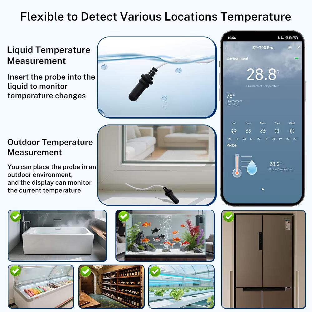Sonda Externa Impermeable de T - Smart Home Alexa reseña y precio