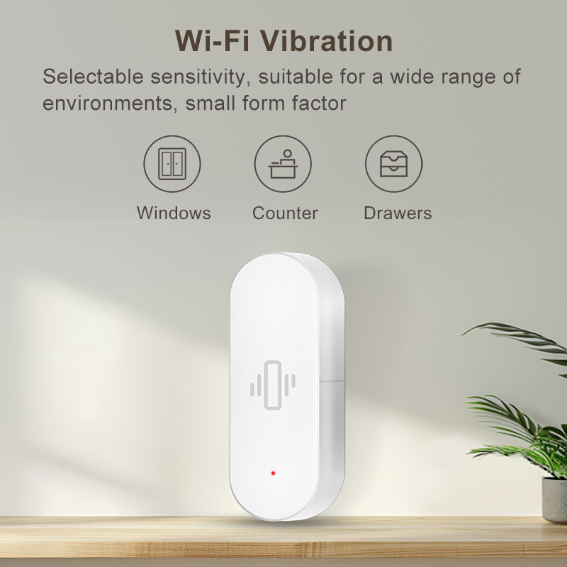 Sensor de vibración WiFi Tuya, - Smart Home Yale reseña y precio