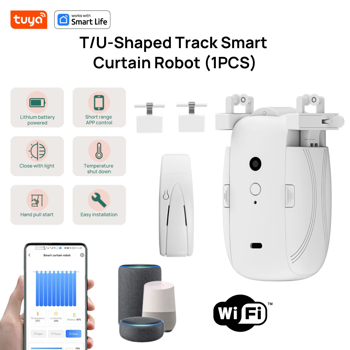 Robot de cortina WiFi intelige - Smart Home Hub Ikea reseña y precio
