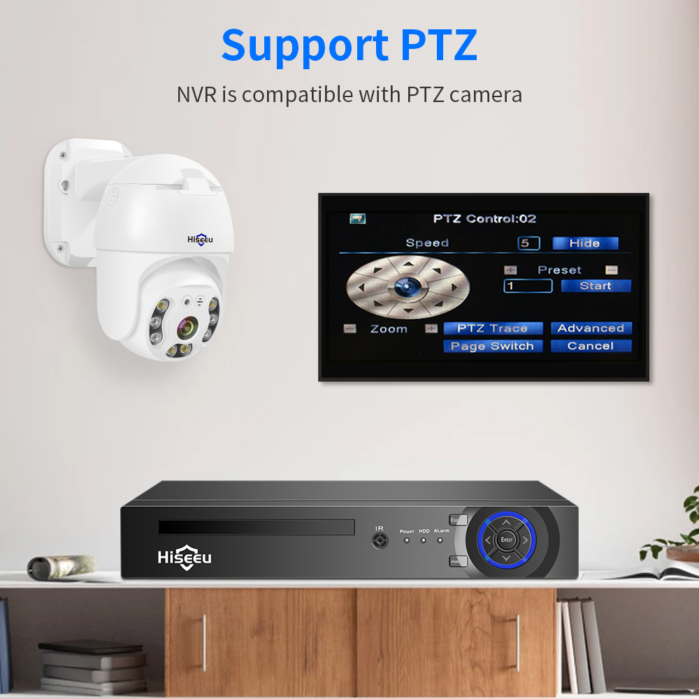 Hiseeu 4CH 10CH 16CH 4K 8MP 5M - Security Ip Camera reseña y precio