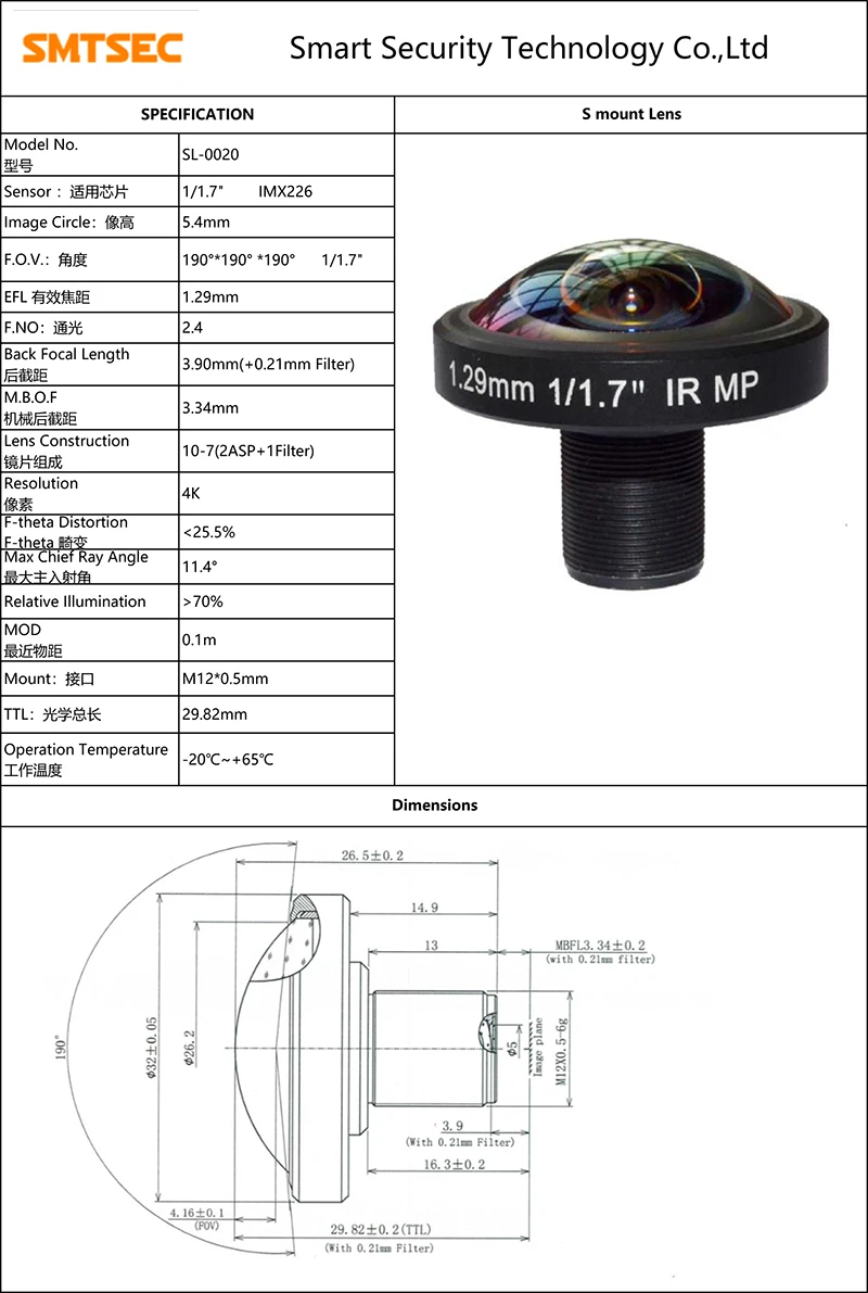 Lente Ojo de Pez CCTV 4K de 1. - Security Ip Camera reseña y precio