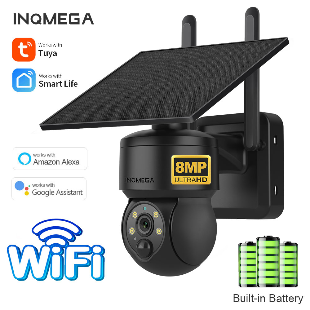 INQMEGA 8MP TUYA cámara Solar  - Smart Home Outdoor Camera reseña y precio