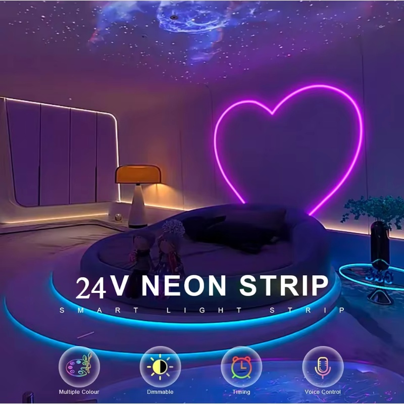 Tira de luces LED de neón Tuya - Smart Home Yellow reseña y precio