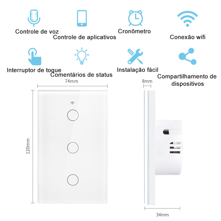 Tuya-interruptor inteligente d - Homesmart Online reseña y precio