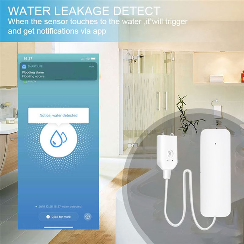 Sensor de Nivel de Agua Zigbee - Smart Home Security System reseña y precio