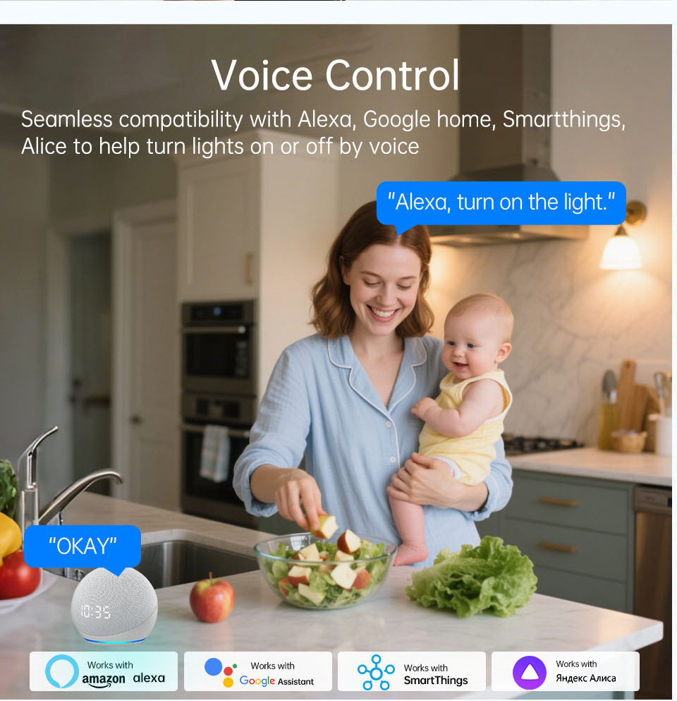 Interruptor de Luz Táctil Inte - Smart Home Alexa reseña y precio