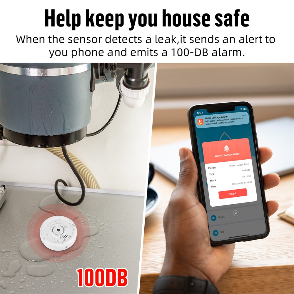 Fuers-Detector de fugas de agu - Smart Home Security System reseña y precio