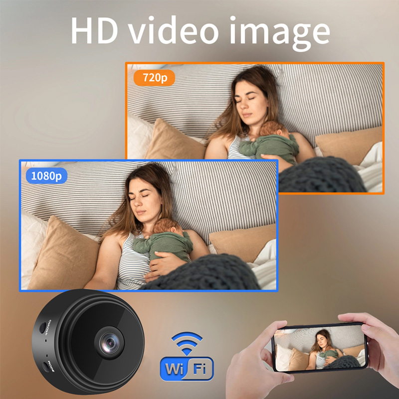 Mini cámara WiFi HD de 1080P,  - Security Ip Camera reseña y precio