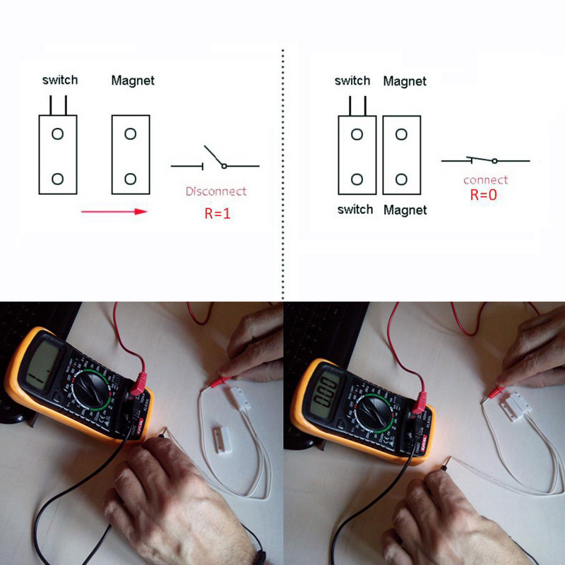 Sensor magnético para puerta y - Smart Home Security System reseña y precio