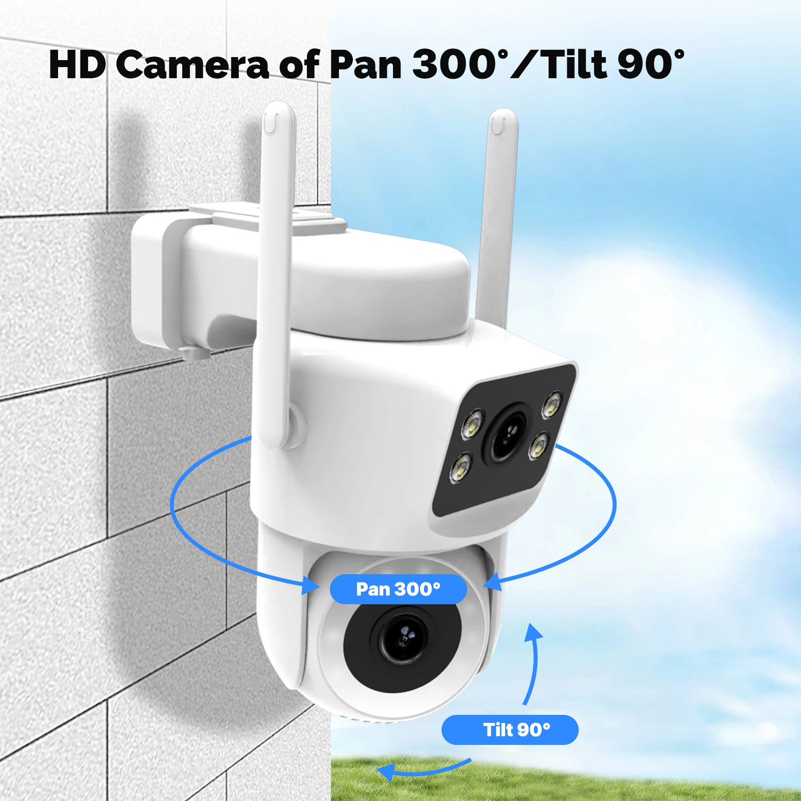 Moes Tuya WiFi inteligente cám - Smart Home Outdoor Camera reseña y precio