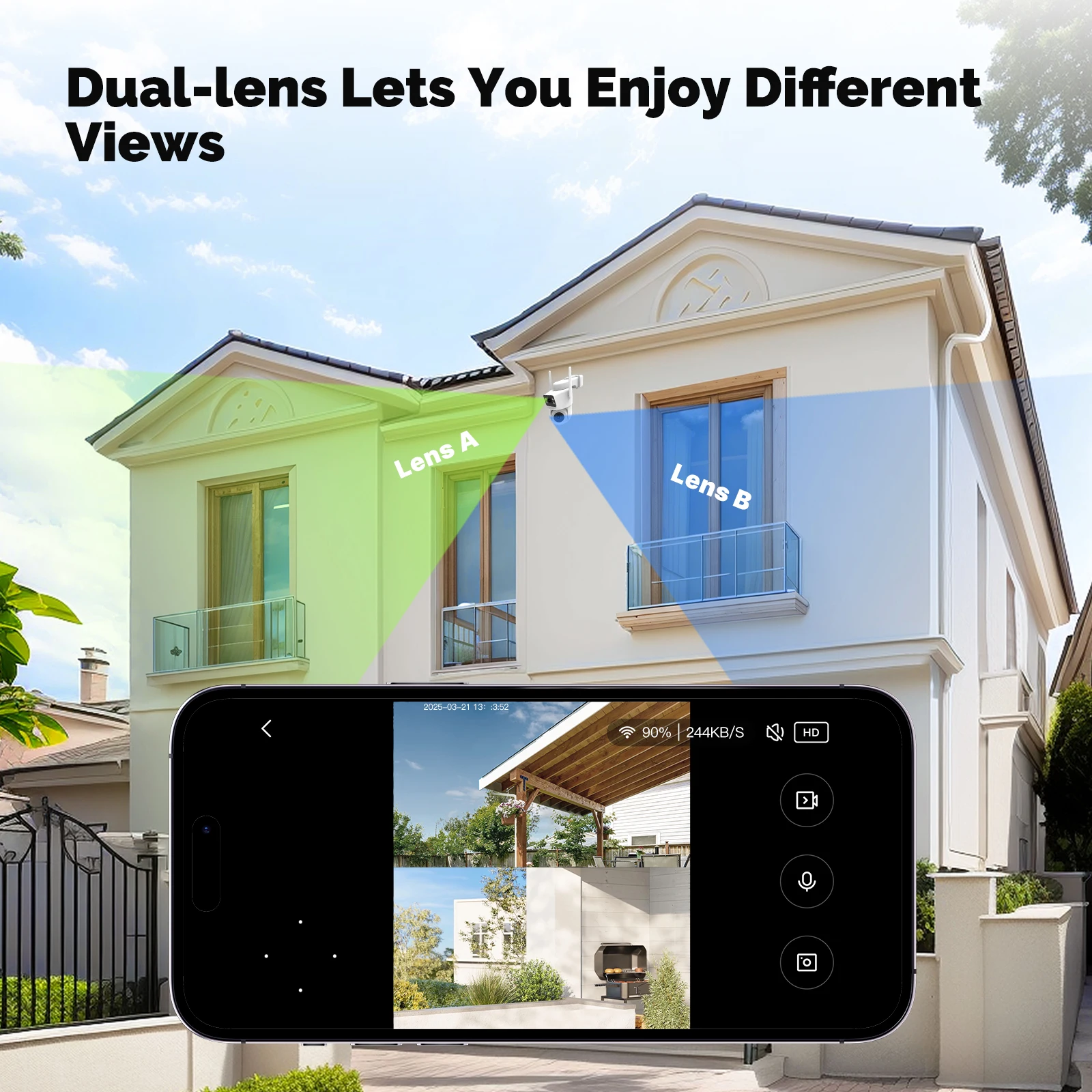 Moes Tuya WiFi inteligente cám - Smart Home Outdoor Camera reseña y precio