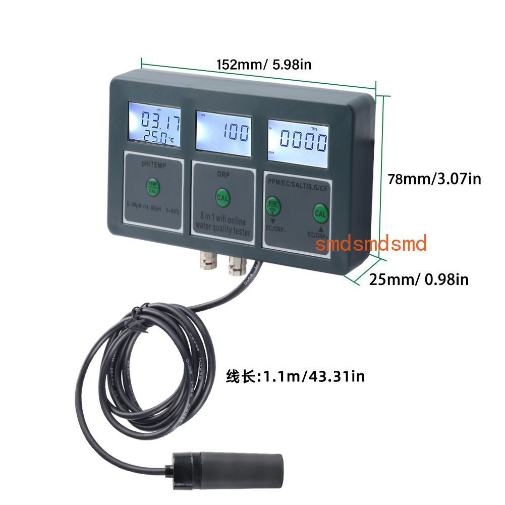 Medidor de Calidad del Agua Wi - Homesmart Online reseña y precio