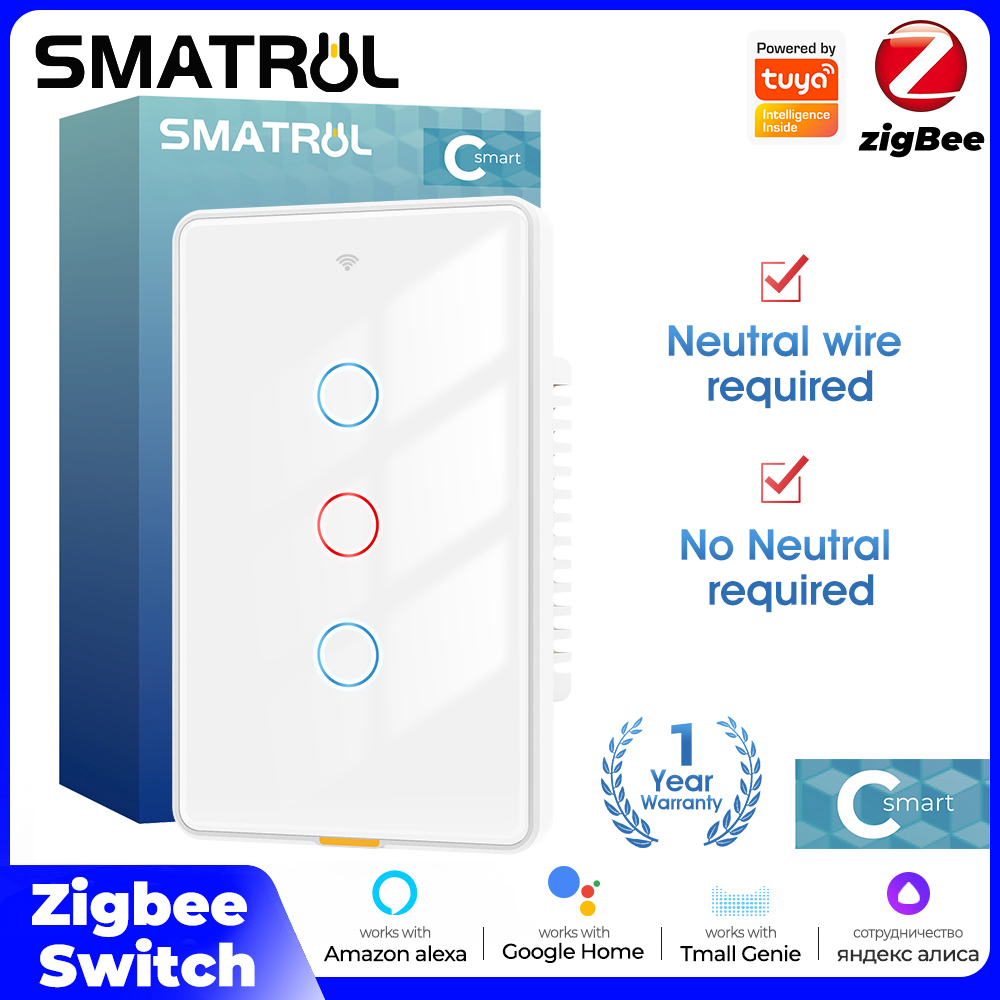 Interruptor táctil de luz inte - Smart Home Alexa reseña y precio