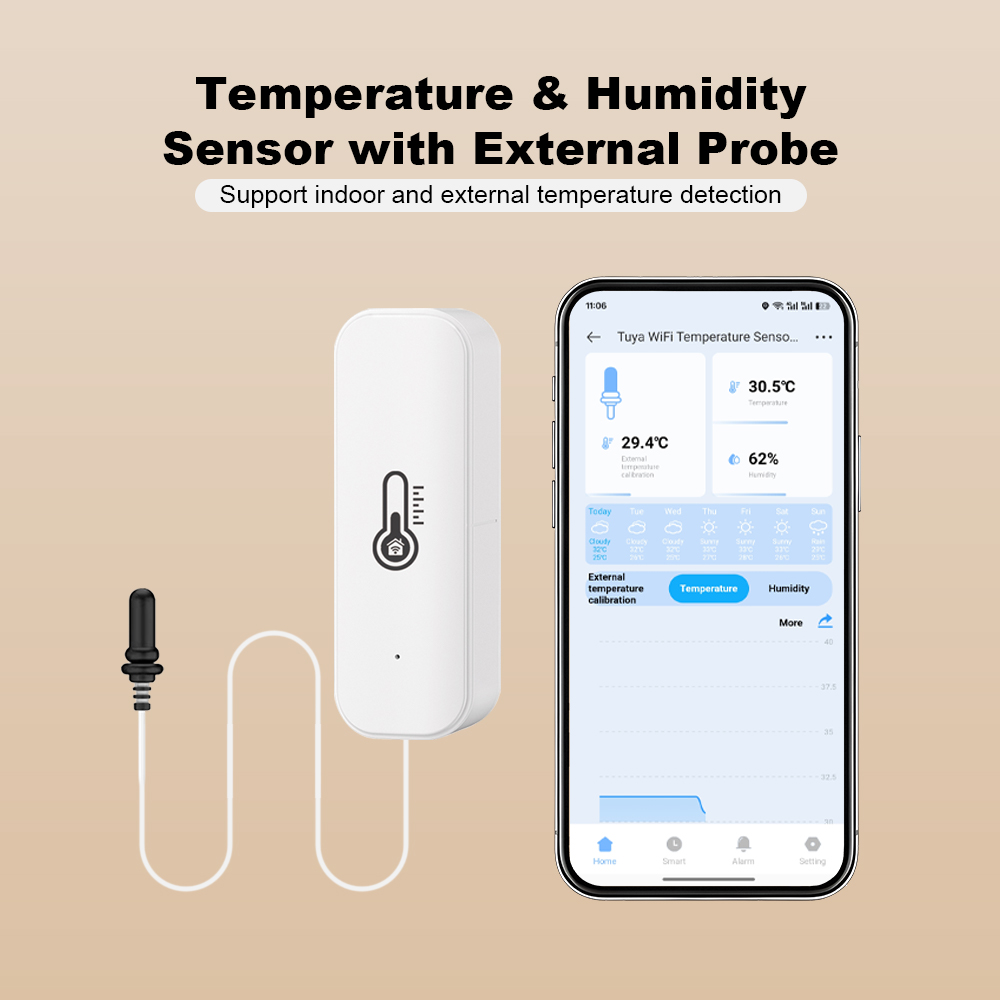 Nuevo Sensor de Humedad y Temp - Smart Home Life reseña y precio