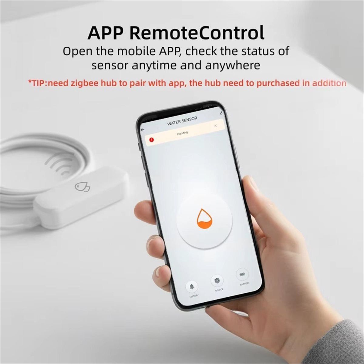 Sensor de Fugas de Agua ZigBee - Smart Home Life reseña y precio