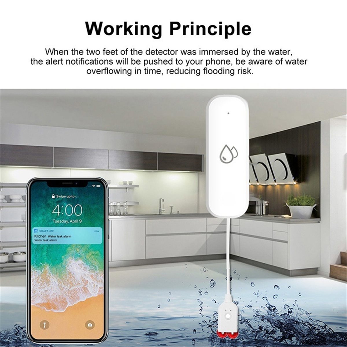 Sensor de Fugas de Agua ZigBee - Smart Home Life reseña y precio
